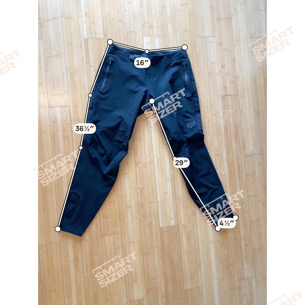 Fox Racing Women's Pants Size M Black Defend MTB Mountain Bike Tapered 29892 - Picture 9 of 15